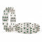 Multi-row silver bangle
