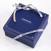 Adorn Silver navy gift box with ribbon for the My First Silver range