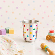 My First Silver Glass styled with baby toys by Adorn Silver
