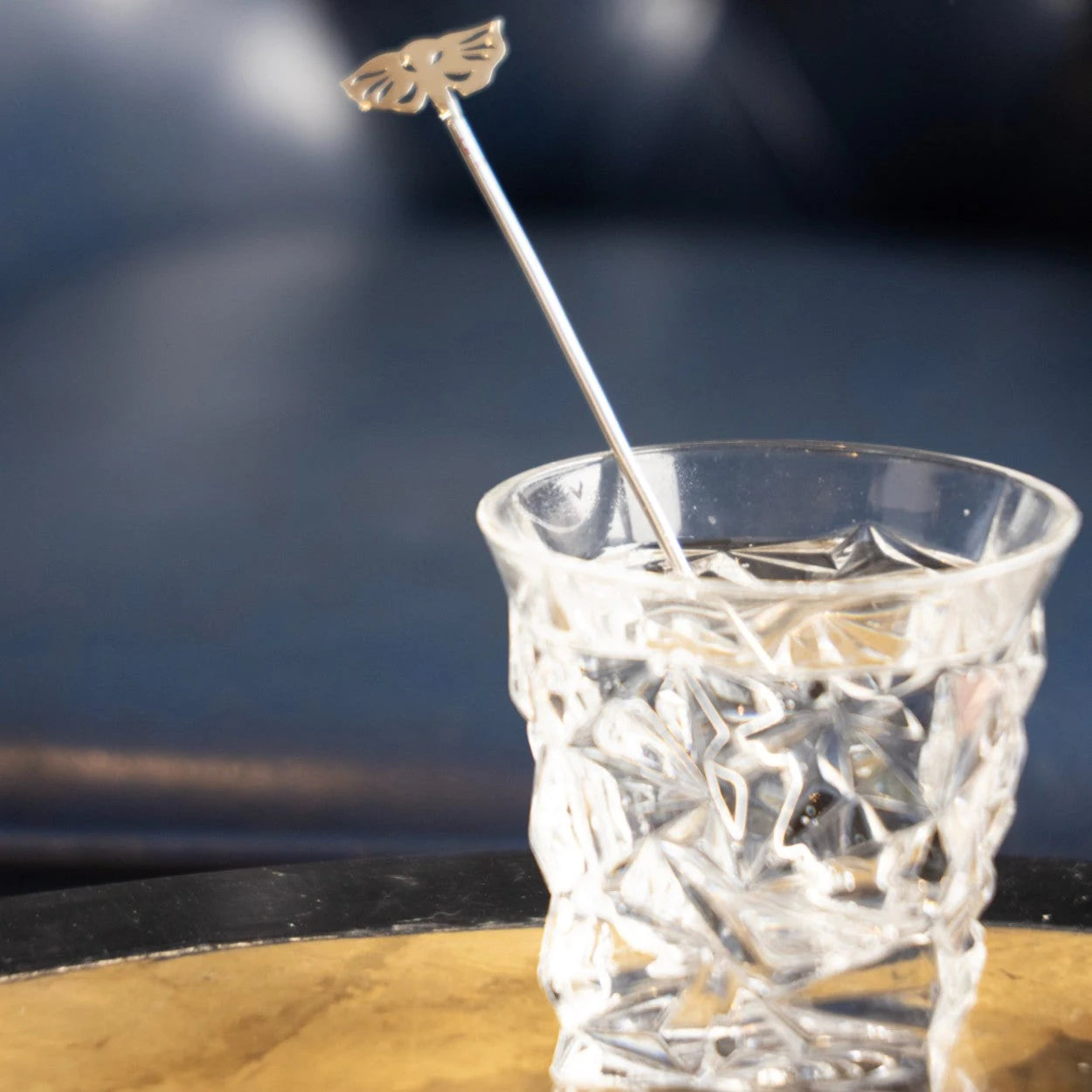 Silver Cocktail Stirrer - Elephant