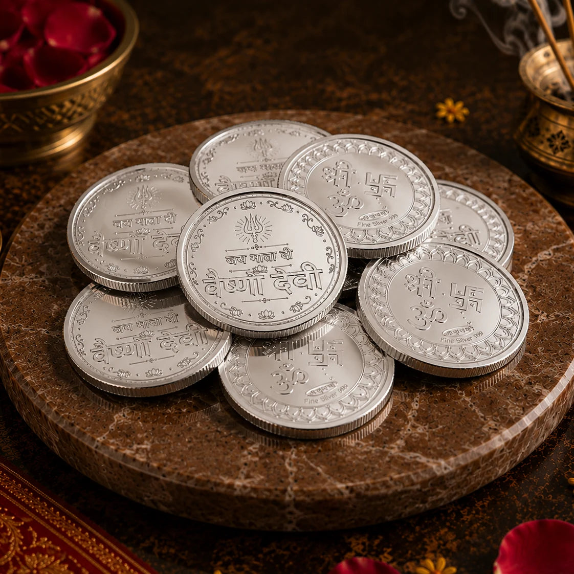 Vaishno Devi Silver Coin