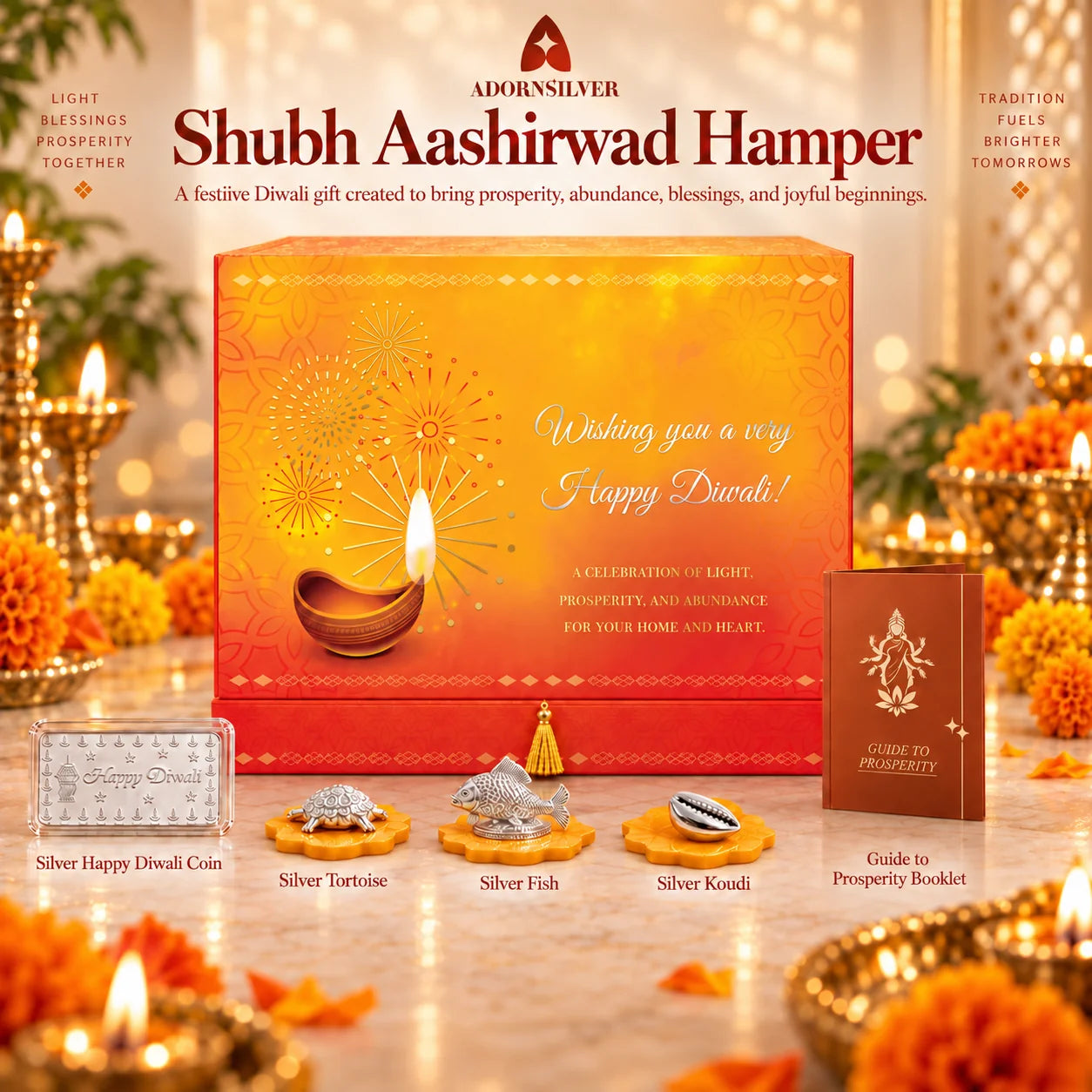 Shubh Aashirwad Hamper by Adorn Silver, image 2